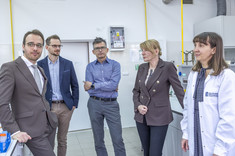 Od lewej: dr inż. Bartłomiej Filip, dr inż. Mateusz Przywara, dr inż. Roman Bochenek, prof. dr hab. inż. Dorota Antos, dr inż. Izabela Poplewska,