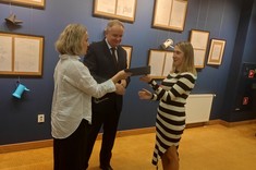 Uroczyste zakończenie pierwszej edycji studiów podyplomowych „Architektura wnętrz i wystawiennictwa”,