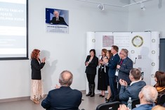 Uczczenie setnej rocznicy urodzin prof. Stanisława Kusia,