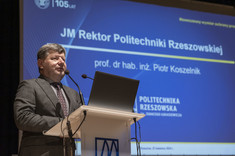 Wystąpienie rektora prof. P. Koszelnika,